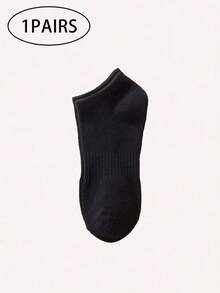 1/3/5/10双装 女士吸湿排汗短袜，踝袜，白色袜子，黑色袜子，普通女士袜子，柔软女士袜子