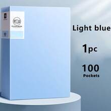 1 pieza Carpeta transparente de documentos, tamaño A4 con capacidad de 20/30/40/60/80/100 páginas, 6 colores disponibles, portafolio de archivos de empresa, organizador de exámenes estudiantiles, portador de suministros de oficina, impermeable y a prueba de suciedad, carpeta de almacenamiento de gran capacidad, tono pastel, portador de partituras, registro de chequeos de embarazo familiar, regalo de regreso a la escuela/graduación, bolsa de documentos comerciales, material de PP, álbum de ilustraciones, portador de certificados de premio