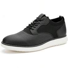 Men's Oxford Shoes Dress Shoes Men's Lightweight Lace-Up Fashion Shoes-20256688 - 黑-13 - 查看 1