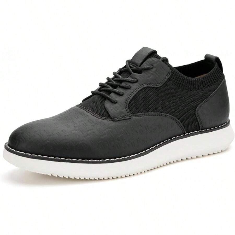 Men's Oxford Shoes Dress Shoes Men's Lightweight Lace-Up Fashion Shoes-20256688 - 黑-13 - 查看 1