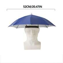 伞帽，适合露营和钓鱼，弹性头带伞帽，防紫外线伞帽