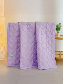 A Solid Color Flower Baby Quilted Quilt, Baby Blanket Baby Quilt Cover Blanket, Baby Portable Blanket When Going Out, Kindergarten Baby Quilt Cover, Available In All Seasons, Machine Washable - Multicolor - View 10