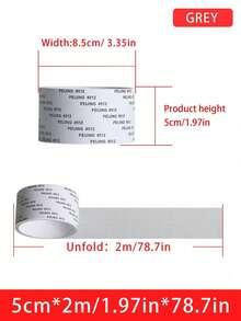 2 Roll Water-Resistant Self-Adhesive Window Screen Repair Tape, Mosquito Net Repair Tape, Disposable Floor Drain Cover Net Sticker, Self-Adhesive Door/Window Water Leakage Hole Repair Patch, Bathroom Drain Cover, Dormitory Door/Curtain Anti-Insect Net Patch, Strong Adhesive Repair Tape, Suitable For Damaged Screens, Black, To Repair Holes Or Cracks In Screen Windows And Doors, Self-Adhesive, For Fixing Mosquito Net And Repairing Window Screens - Xám - Xem 11