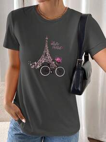 Women T-Shirts - Grey - View 3
