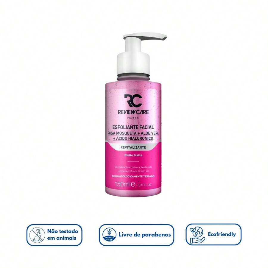 Matte Effect Anti-Oil Facial Scrub Rosehip, Aloe Vera And Hyaluronic Acid 150ML Review Care - Trong sáng - Xem 1