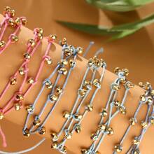 1 Set New Bohemian Style Hollow Weaving Expandable Bracelet Bangle