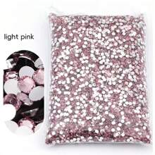 Non Hot Fix Rhinestones 2mm-6mm Silver Bottom Round Resin Flatback Crystal Rhinestone DIY Nail Art Jewelry Garment Decorations