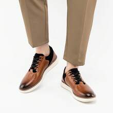 Men's Oxford Shoes Dress Shoes Men's Lightweight Lace-Up Fashion Shoes-20256688 - 棕色-05 - 查看 7