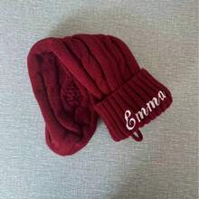 Custom Christmas Stockings With Embroidered Names, Knitted Letter Socks For Family Holiday Decor, Gifts For Ages 15 And Up - Multicolor - View 8