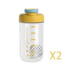 Sports/Fitness Water Bottle/Shaker Cup, Cute Design For Women To Carry Protein Powder/Smoothie, Summer, Multi-Sizes Available - Multicolor - View 16