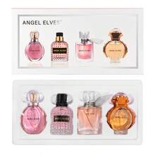 LZJV 3/4Piece Perfume Long-Lasting Fragrance Box Is Convenient For Women/Men To Carry, High-Quality Perfume With Better And Longer-Lasting Fragrance, Reverse Encounter Heart Language Women's/Men Perfume Set, Perfume Gift Box - Women cherish 4pcs - 查看 5