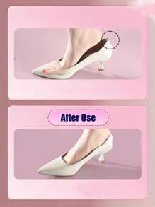 Ultrasoft Shoe Heel Inserts Sponge Half Size Elevator Pad, Adjustable For High Heels/Loafers, Toe Protector Anti-Friction Anti-Pain Size Down Forefoot Pad, Heel Grip Fixer For Women High Heels Women Pumps Summer Daily Wear