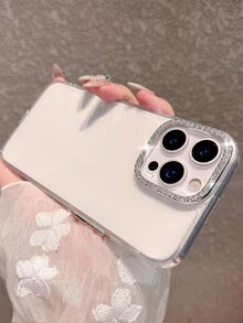 极简透明手机壳,兼容 17 Pro Max/17 Pro/17 Air/17/16 Pro Max/16/16 Pro/16 Plus/11/15/15 Pro/15 Pro Max/12/13/14 Pro Max/XS/XR/11 Pro/11 Pro Max/12 Pro/12 Pro Max/13 Pro/13 Pro Max/7 Plus/14 Pro/14 Pro Max/14 Plus/7 Plus/8 Plus/8/SE2/12 Mini/13 Mini - 透明-鑽飾 - 查看 10