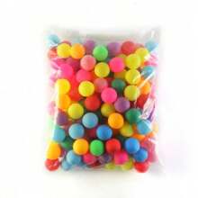 10pcs/20pcs Colorful Matte Plastic Ball, PP Material Lottery, Game Balls, Party, Celebration Decoration Accessories