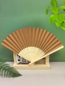 7 Inch Blank Paper Fan Colorful Paper Fan, Blank Folding Fan Painting Fan, Creative DIY Handmade Supplies Coloring, Handmade Materials, Fan For Anime, Fan For Stage, Fan For Wedding, Cooling Fan, Must Have In Summer, Many Colors For You To Choose From! - White - View 21