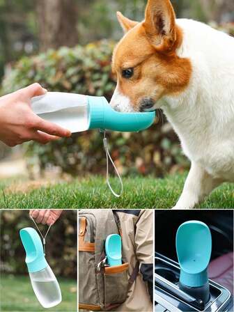 Portable Pet Water Dispenser With Collapsible Bowl - High-Capacity Leakproof Design Made Grade Plastic For Versatile Outdoor Walking, Hiking Expeditions, Camping Adventures, Garden Leisure, Swimming Pool Fun, Beach Escapades, And Picnic Gatherings (Essential Travel Accessories For Dogs And Cats)