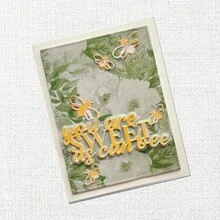 2025 年新款 You Are Sweet As Can Bee 文字和 Little Bee 金属切割模具适用于框架背景装饰、剪贴簿 DIY 项目和工艺创作，为您的项目增添一抹特别的色彩。 - 銀色 - 查看 5