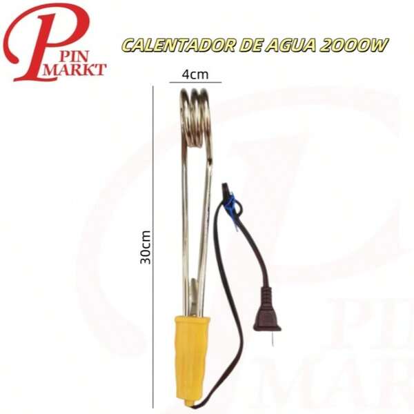Calentador de agua portátil de inmersión de 2000 W o 1000w  y 110 V de doble voltaje, accesorios de viaje eléctricos, calentador de inmersión, caldera de agua de viaje, varilla de calentamiento de agua,