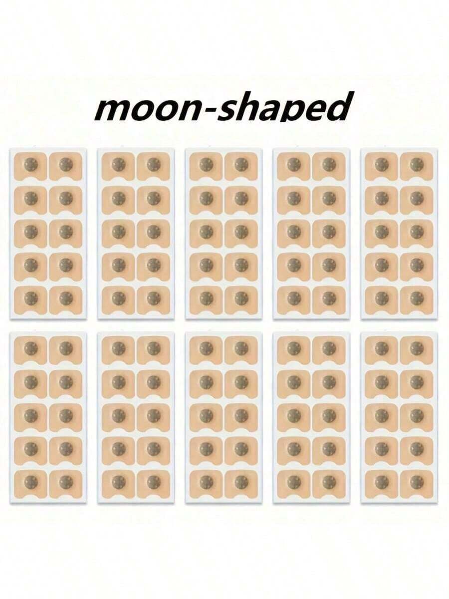 100/30pcs Magnetic Nose Strips, Oil-Free, Friendly Light Beige,Boost Oxygen Intake, Sweat-Resistant, For Expanding Nose And Increasing Oxygen Flow - Square - View 1