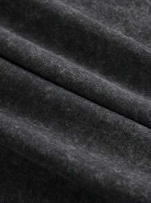 230G Washed Pure Cotton Men's T-Shirt – Vintage Cool Street Style Graphic Tee For Outdoor Sports | Loose Fit | Soft Knitted Fabric