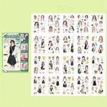 20 张 PET 粘性装饰贴纸书本透明创意 DIY 贴纸用于剪贴簿装饰垃圾日记用品贴纸，用于学校用品，返校 - 彩色 - 查看 12