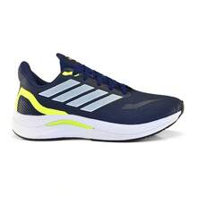 Men's Sports Tennis Shoes For Gym Running, Training, Work, Comfortable - 海軍藍檸檬色 - 查看 1
