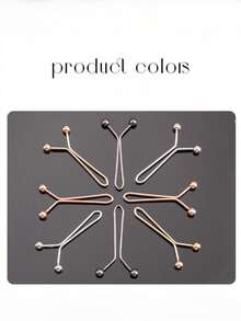 12个隐形多功能夹 - 可调节，适用于腰带、围巾/头发，也适用于服装、牛仔裤、帽子（金属材质）（12/6/3个装） - 彩色 - 查看 10