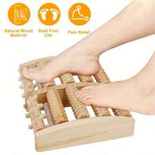 1PC Wooden Foot Roller Wood Care Massage Reflexology Muscle Relax Relief Massager Spa Gift Anti Cellulite Foot Massager Care Tools For Foot Leg Stress Relief - Multicolor - View 3