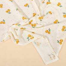 1 件婴儿襁褓毯，适合男孩和女孩，接收毯，柔软透气的新生儿襁褓包，柔软透气的襁褓，双层吸水婴儿襁褓包