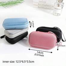 Asthma Inhaler Travel Storage Bag, Mini Insulin Storage Bag |Multi-Color Nylon Mesh Bag | Zipper Closure And Elastic Strap |Multi-Purpose For Travel And Hiking |Scratch Protection |Compact Design