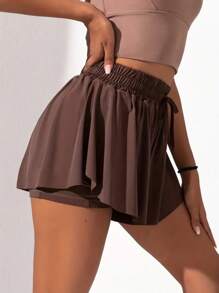 Women's Flowy Athletic Shorts, Casual Loose Shorts For Gym, Yoga, Running, Tennis, With Pockets, Comfortable & Cute Summer Wear