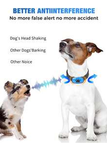 新款宠物止吠项圈，智能自动识别训练狗狗，电击止吠，可充电止吠项圈，人性化设计，操作简便，可调节尺寸，适合中小型宠物，狗狗用品