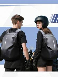 1 pièce Sac à dos de cyclisme pour hommes, sac de casque de moto, sac à dos de casque complet, sac de chevalier pour femmes, sac de voyage imperméable, sac de voyage, grande capacité multifonction pour le travail, les voyages d'affaires, la randonnée, le camping, pour les femmes et les hommes. Boutique de cadeaux pour hommes, remise des diplômes.