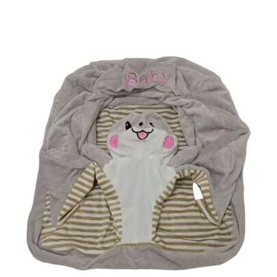 Libsit 仅售1件 幼儿防摔训练坐姿沙发套，加大加厚幼儿学习座椅。婴儿沙发座椅套。不含填充物 婴儿沙发支撑座椅套 婴儿毛绒椅 学习坐姿 舒适幼儿窝 可水洗 不含填充物