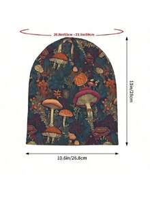 1pc Turtle Striped Beanie Hat, Windproof & Suitable For Daily Wear - 038 - View 3