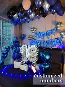 32 بوصة رقم مخصص باللون الوردي والفضي، رقم عيد الميلاد مخصص، بالونات لاتكس وردية وبالونات بنفسجية معدنية، مجموعة بالونات حرف عيد ميلاد سعيد، وبالون قلب وردي ملفوف، مناسب لعيد الميلاد، الزفاف، عرض الطفل، عيد الحب، ديكور حفلة العزوبية، حفلة عيد ، ذكرى الزواج، رأس السنة الجديدة، معرض الطفل ، التخرج، الخطوبة، حفل الزفاف