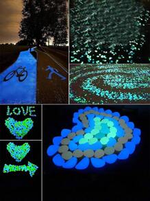 Piedras luminosas en miniatura que brillan en la oscuridad, rocas en miniatura que brillan en la oscuridad, piedras luminosas, paisajismo de jardín, guijarros de resina, para césped, acuario y decoración de pecera, jardines, senderos, bonsái, peceras, macetas, plantas en maceta, decoración DIY, decoración navideña, decoración de boda, decoraciones festivas, decoraciones navideñas, decoraciones de invierno.