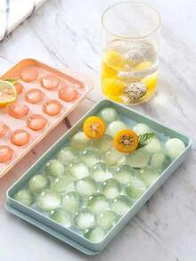 2pcs Ice Ball Maker Mold, Random Color Ice Cube Tray Mold For Home Use