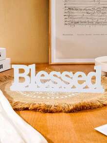 1pc Inspirational Home Decoration Farmhouse Dining Table Home Decoration Home Living Room Office Center Ornaments, With Modern Style And Creativity In Craftsmanship Design, Simple Desktop Decorations. - BLESS - View 5