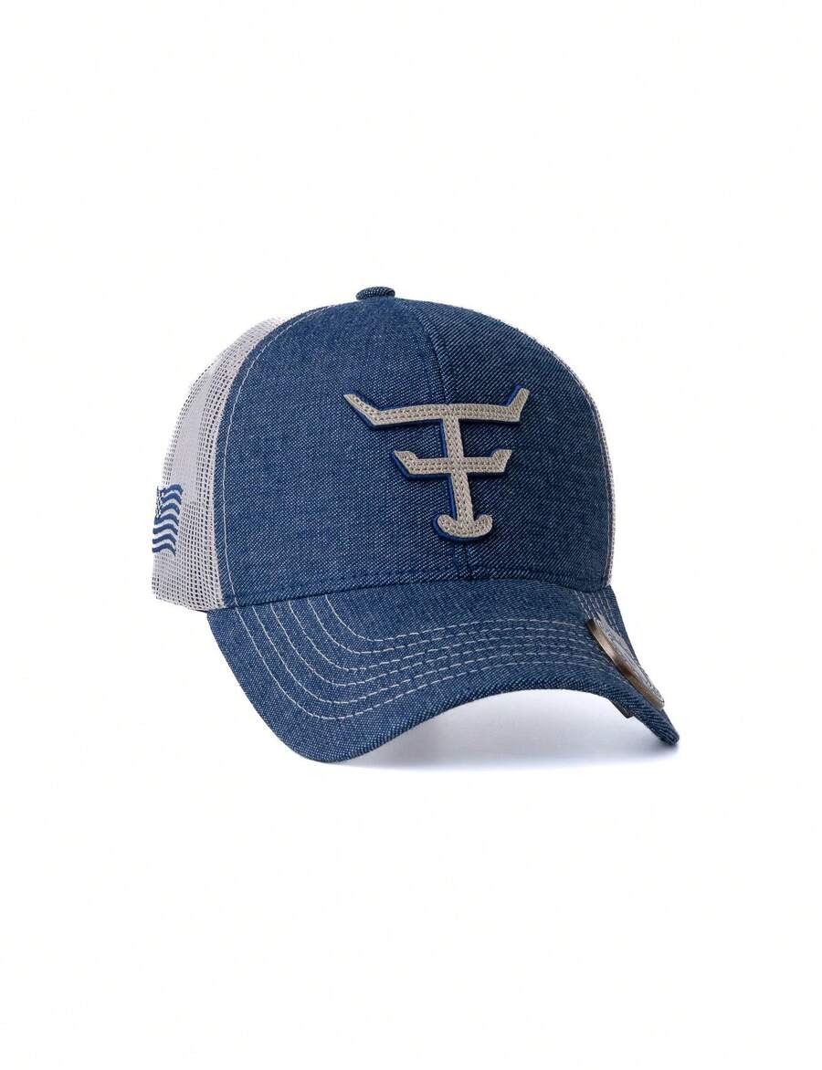 Bone Texas - Shot Hat - Tf1025 - Jeans/ Opener - Azul - Ver 1