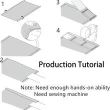1 băng keo xếp ly rèm cửa đa năng 5m/10m, thích hợp cho thanh treo, móc có thể điều chỉnh, móc bốn chấu, móc chữ S, móc đơn, vòng kẹp, thích hợp cho may vá tại nhà, băng keo xếp ly, tự làm, túi treo thanh treo, băng keo treo rèm cửa - trắng - Xem 4