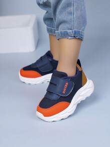 1双幼儿/小童宽版简约休闲运动鞋 - 藍色 - 查看 8