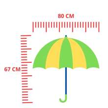 Guarda Chuva Infantil Liso Sombrinha para menino e menina automático com apito