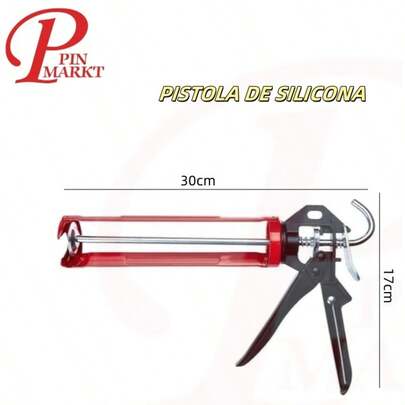 Pistola de calafateo sellada sin goteo, pistola de calafateo de silicona, pistola de calafateo rotativa 360 grados para calafatear y llenar juntas de greetas