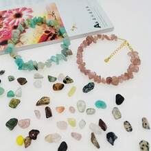 450pcs 15-Color Asymmetrical Stone Beads Jewelry Accessories For DIY Handmade Jewelry And Bracelets, 24-Grid Approx. 720pcs Asymmetrical Stones, 10-Grid Approx. 300pcs Asymmetrical Stones