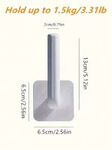1/3/5 件挂帽、收纳整理、无需打孔、玄关墙、挂墙、多功能帽钩架、L 型多功能挂钩、耳机收纳架、太阳鞋助手、强力粘合剂、无需打孔、粘性挂架、多功能无需打孔厨房收纳架 - 彩色 - 查看 10