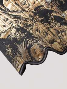 Corset de style palais rétro noir et or pour femmes, top moulant sexy à double bretelle pour femmes, vêtement , indispensable pour les sorties et les achats