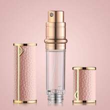 Travel Refillable Perfume Bottle, Leak-Proof 5ml Atomizer, Portable Luxurious Pocket Perfume Dispenser Pump Transfer Tool For Women Men Travel Accessories. - 粉色 - 查看 2