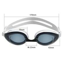 Erwachsene Anti-Beschlag-Linse Herren Damen Schwimmbrille wasserdicht verstellbar Silikon Tauchbrille, Strandutensilien, Strandaccessoires, Poolschwimmhilfe - Verschiedenfarbig - Übersicht 2