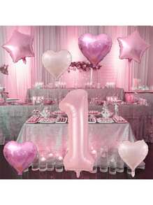 مجموعة بالونات قلب شكل رقم وردي مخصصة، مناسبة لحفلات عيد الميلاد، الزفاف، استحمام الطفل، عيد الحب، حفلة عروس العزوبية، حفلة عيد ميلاد بموضوع الريشة، ديكور خطوبة العروس، ديكور عيد ميلاد الأطفال، مناسبة لعيد الميلاد، الذكرى السنوية، رأس السنة الجديدة، استحمام الطفل، التخرج، الخطوبة، وحفلات الزفاف